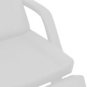 Fotel do zabiegów kosmetycznych, ekoskóra, biały, 180x62x78 cm Lumarko!