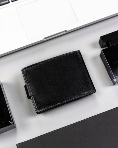 Zestaw prezentowy: skórzany portfel męski i brelok - Rovicky Lumarko!