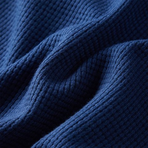 Bluza dziecięca o fakturze wafla, nadruk krajobrazu, granatowa, 92 Lumarko!