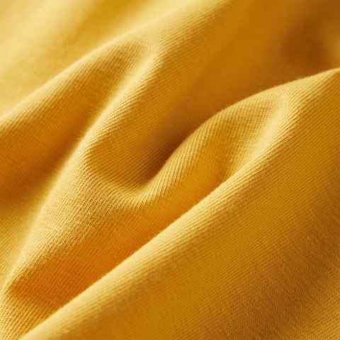 Koszulka dziecięca z długimi rękawami, z ptaszkiem, ciemna ochra, 116 Lumarko!