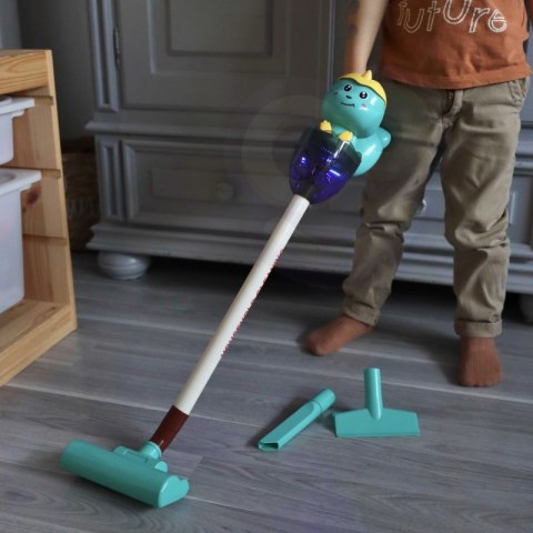 WOOPIE Interaktywny Odkurzacz Dino 3w1 Funkcja Ssania Światło Dźwięk Lumarko!