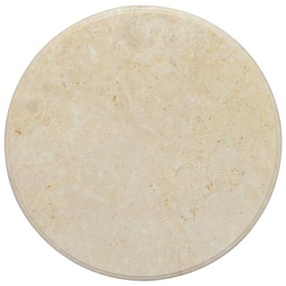 Blat do stołu, kremowy, Ø60 x 2,5 cm, marmur Lumarko!