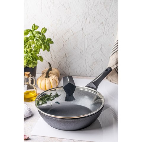 Patelnia Marmurkowa Z Pokrywą Klausberg 24cm Kb-7691 Lumarko!