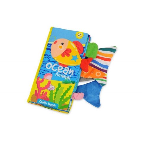 WOOPIE Książeczka z Ogonkami Zwierząt Morskich Materiałowa Szeleszcząca Lumarko!