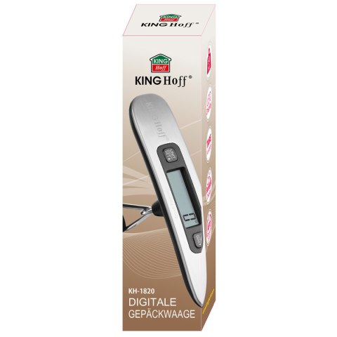 ELEKTRONICZNA WAGA BAGAŻOWA 1-50kg KINGHOFF KH-1820 Lumarko!