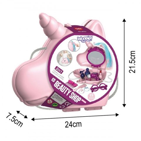 WOOPIE Toaletka dla Dziewczynki 2w1 Salon Piękności w Torebce Jednorożec Lumarko!