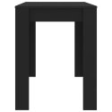 Stół jadalniany, czarny, 120x60x76 cm, materiał drewnopochodny Lumarko!