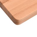 Blat do biurka, 110x(55-60)x2,5 cm, lite drewno bukowe Lumarko!