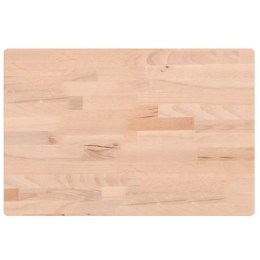 Blat stołu, 60x40x2,5 cm, prostokątny, lite drewno bukowe Lumarko!