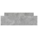 Rama łóżka z wezgłowiem i zanóżkiem, szarość betonu, 150x200 cm Lumarko!