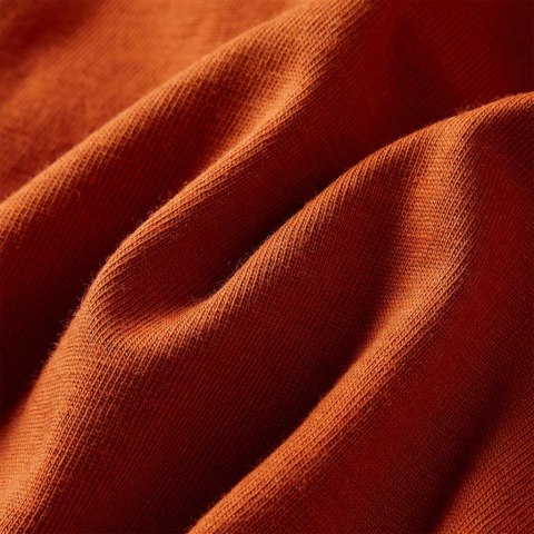 Koszulka dziecięca z długimi rękawami, z niedźwiedziem, rdzawa, 128 Lumarko! Lumarko!  #