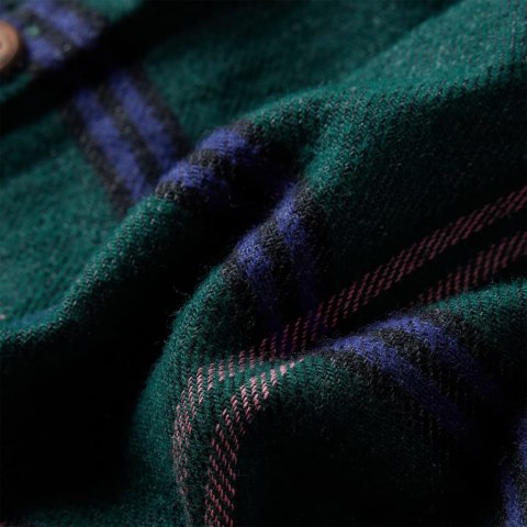 Sukienka dziecięca z długimi rękawami i falbanami, ciemnozielona, 116 Lumarko! Lumarko! 