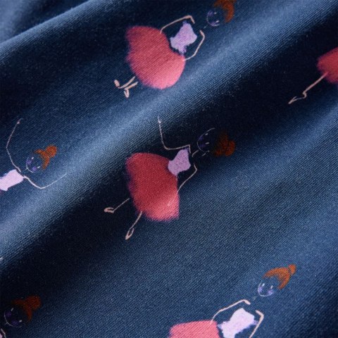 Sukienka dziecięca ze wzorem w baletnice, granatowa, 92 Lumarko! Lumarko! 