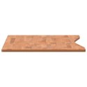 Blat do biurka, 110x(50-55)x1,5 cm, lite drewno bukowe Lumarko!