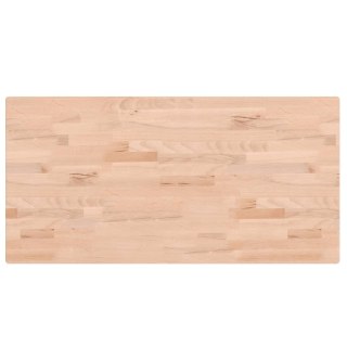 Blat do łazienki, 100x50x2,5 cm, lite drewno bukowe Lumarko!