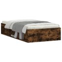 Rama łóżka, przydymiony dąb, 90x200 cm Lumarko!
