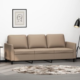 3-osobowa sofa, cappuccino, 180 cm, sztuczna skóra Lumarko!