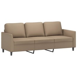 3-osobowa sofa, cappuccino, 180 cm, sztuczna skóra Lumarko!