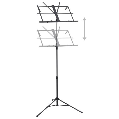 Stojak na nuty, czarny, stalowy    Lumarko! Lumarko!