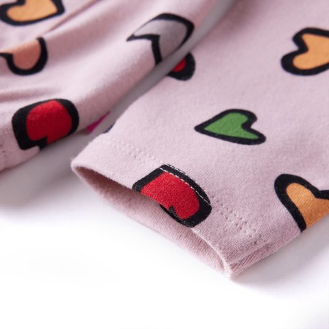 Bluza dziecięca, nadruk w serca, różowa, 104 Lumarko! Lumarko! 