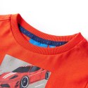 Koszulka dziecięca z długimi rękawami, wyścigówki, żywy pomarańcz, 116 Lumarko! Lumarko! 
