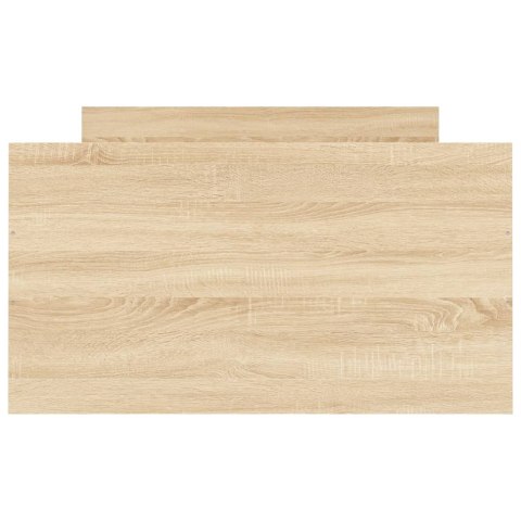 Rama łóżka z wezgłowiem i zanóżkiem, dąb sonoma, 100x200 cm Lumarko!