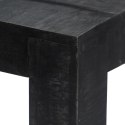 Stół jadalniany, czarny, 118 x 60 x 76 cm, lite drewno mango Lumarko!