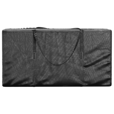 Torby na poduszki ogrodowe, 2 szt., czarne, 150x75x75 cm, PE Lumarko!