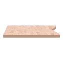 Blat do biurka, 110x(50-55)x2,5 cm, lite drewno bukowe Lumarko!