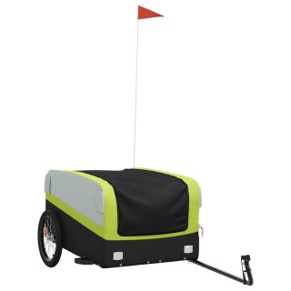 Przyczepka rowerowa, czarno-zielony, 45 kg, żelazo Lumarko!