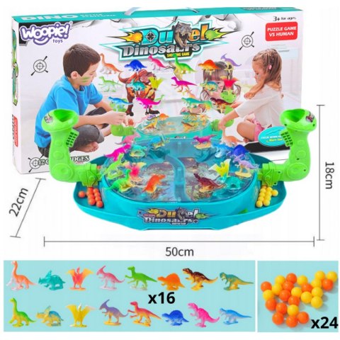 WOOPIE Bitwa Dinozaurów Gra Zręcznościowa Strzelanka Lumarko!