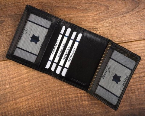 Etui na karty i dokumenty ze skóry naturalnej - Rovicky Lumarko! Lumarko!