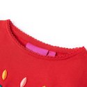 Koszulka dziecięca z długimi rękawami i napisem 3D, czerwona, 140 Lumarko! Lumarko! 
