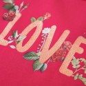 Koszulka dziecięca z długimi rękawami i napisem Love, jaskrawy róż, 92 Lumarko! Lumarko! 