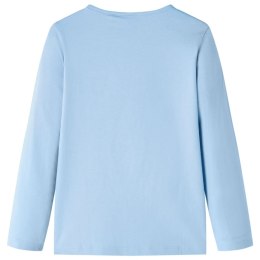 Koszulka dziecięca z długimi rękawami, łabędź, jasnoniebieska, 104 Lumarko! Lumarko! 
