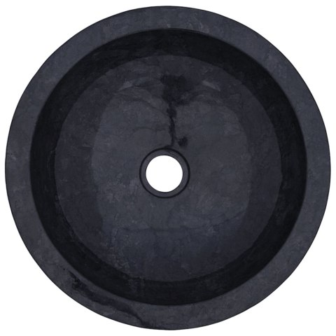  Umywalka, 40 x 12 cm, marmurowa, czarna Lumarko!