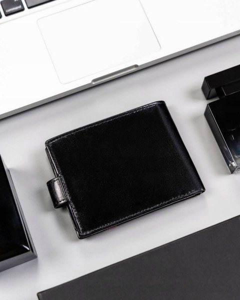 Skórzany portfel męski z systemem RFID - Rovicky Lumarko! Lumarko!