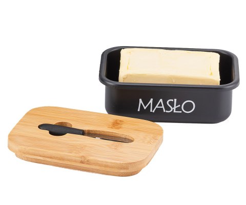 ZESTAW 4 POJEMNIKÓW KUCHENNYCH I MASELNICZKA E-6055 Lumarko!