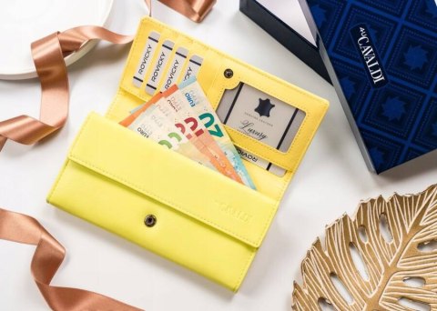 Elegancki, duży portfel damski ze skóry ekologicznej Lumarko!