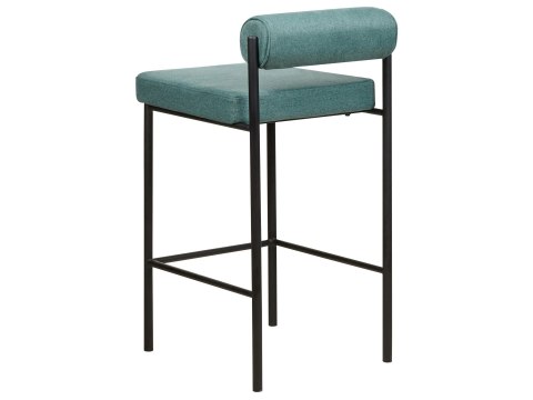 Zestaw 2 krzeseł barowych lazurowy AMAYA