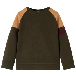 Bluza dziecięca, kolor ciemne khaki i camelowy, 128 Lumarko! Lumarko! 