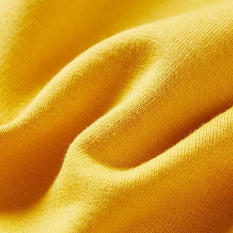 Bluza dziecięca z cekinowym pawiem, ciemna ochra, 140 Lumarko! Lumarko! 