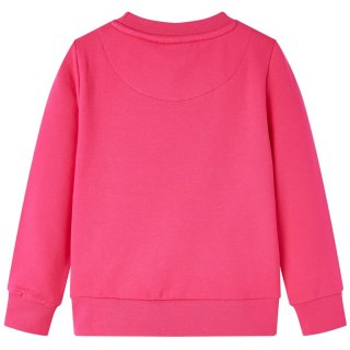 Bluza dziecięca z cekinowym pawiem, jaskrawy róż, 140 Lumarko! Lumarko! 