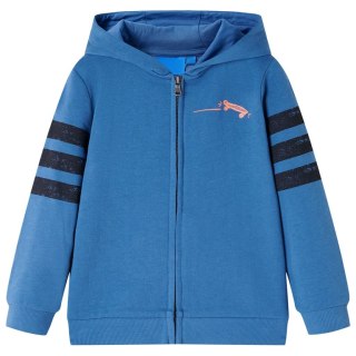 Bluza dziecięca z kapturem i suwakiem, deskorolka, niebieska, 104 Lumarko! Lumarko! 