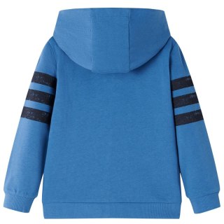 Bluza dziecięca z kapturem i suwakiem, deskorolka, niebieska, 128 Lumarko! Lumarko! 