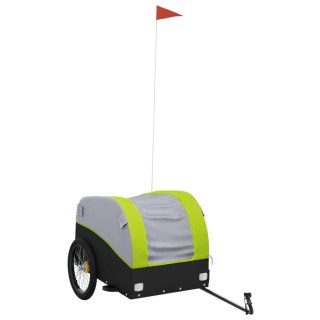 Przyczepka rowerowa, czarno-zielony, 45 kg, żelazo Lumarko!