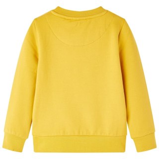 Bluza dziecięca z cekinowym pawiem, ciemna ochra, 92 Lumarko! Lumarko! 