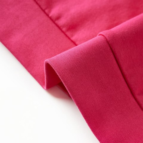 Bluza dziecięca z cekinowym pawiem, jaskrawy róż, 116 Lumarko! Lumarko! 