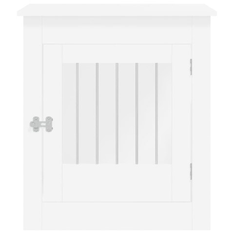 Kojec dla psa, biały, 64,5x80x71 cm, materiał drewnopochodny Lumarko!