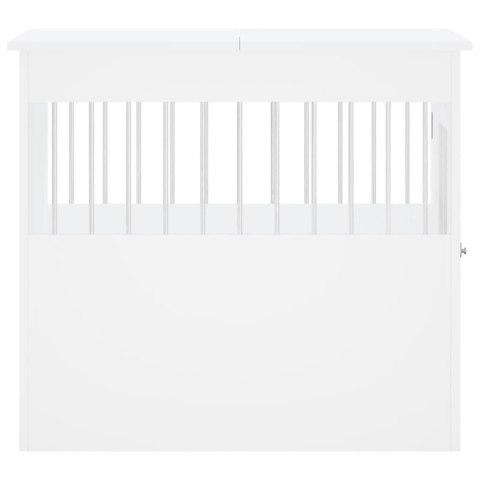 Kojec dla psa, biały, 64,5x80x71 cm, materiał drewnopochodny Lumarko!